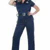 Classic Police Woman Plus Size Costume -Wigs Shop 01792 full 1