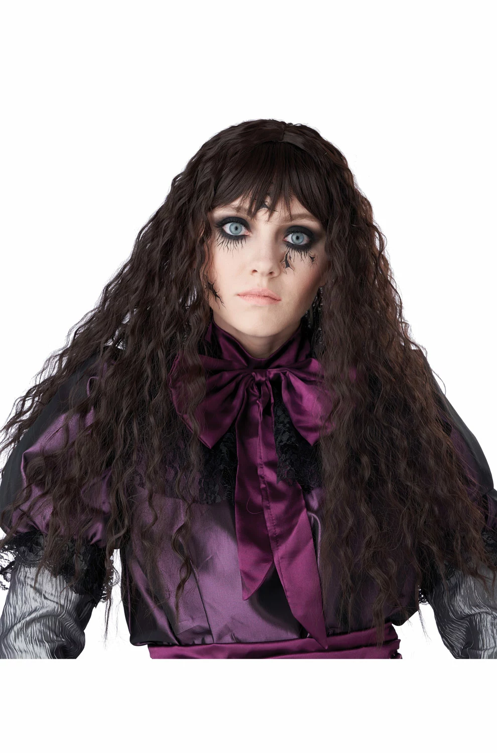 Creepy Doll Wig (Brunette) 3 Creepy Doll Wig (Brunette)