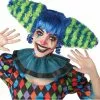 Funhouse Clown Wig (Blue/Green)