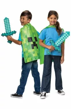 Minecraft Sword And Cape Set