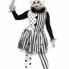 Killer Clown Lady Plus Size Costume -Wigs Shop F121515 full 1