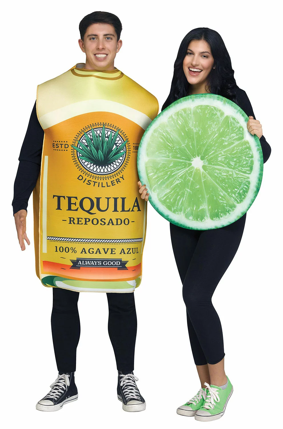 Tequila & Lime Couple Adult Costume 3 Tequila & Lime Couple Adult Costume