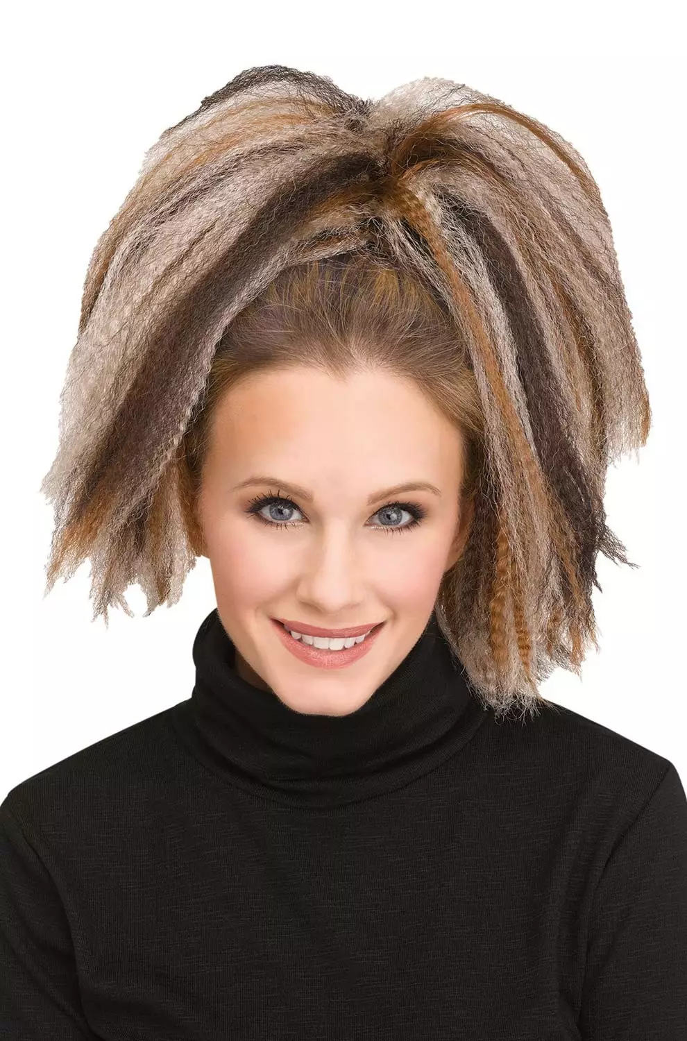 Crimped Wiglet (Blonde) 3 Crimped Wiglet (Blonde)