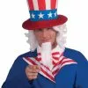 Uncle Sam Adult Wig & Beard Set 2 Uncle Sam Adult Wig & Beard Set -Wigs Shop FM68184 full 1