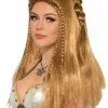 Viking Female Warrior Wig (Brown) -Wigs Shop FM82876 full 1