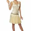 20's Debutante Adult Costume (Champagne)