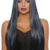 Extra-Long Straight Wig (Midnight Blue) -Wigs Shop G11327 full 1
