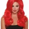 Long Wavy Red Wig 2 Long Wavy Red Wig -Wigs Shop G12307 full 1