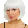 Bob Adult Wig (White) -Wigs Shop G12630 full 1