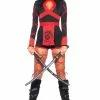 Dragon Ninja Adult Costume -Wigs Shop L85401 full 1