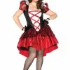 Royal Red Queen Plus Size Costume -Wigs Shop L86166X full 1