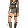 Top Gun Romper Adult Costume -Wigs Shop LTG85490 full 1