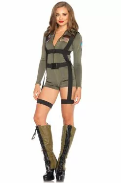 Top Gun Romper Adult Costume