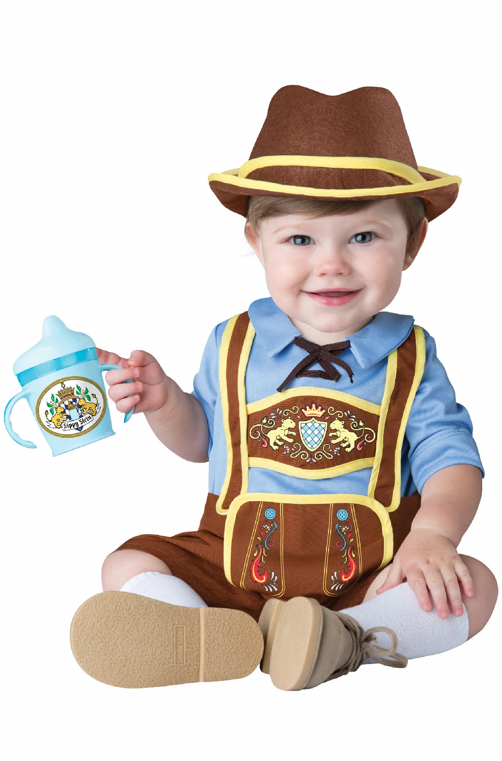 Little Lederhosen Infant Costume 3 Little Lederhosen Infant Costume
