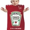 Red Heinz Ketchup Packet Bunting Infant Costume