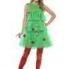 Christmas Tree Dress Adult Costume 1 Christmas Tree Dress Adult Costume -Wigs Shop SM24331 full 1